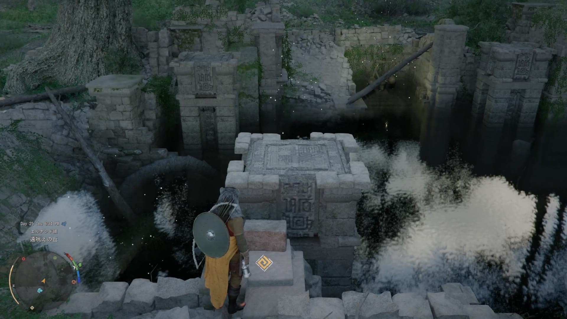 遠吠えの丘の遺跡の謎解き